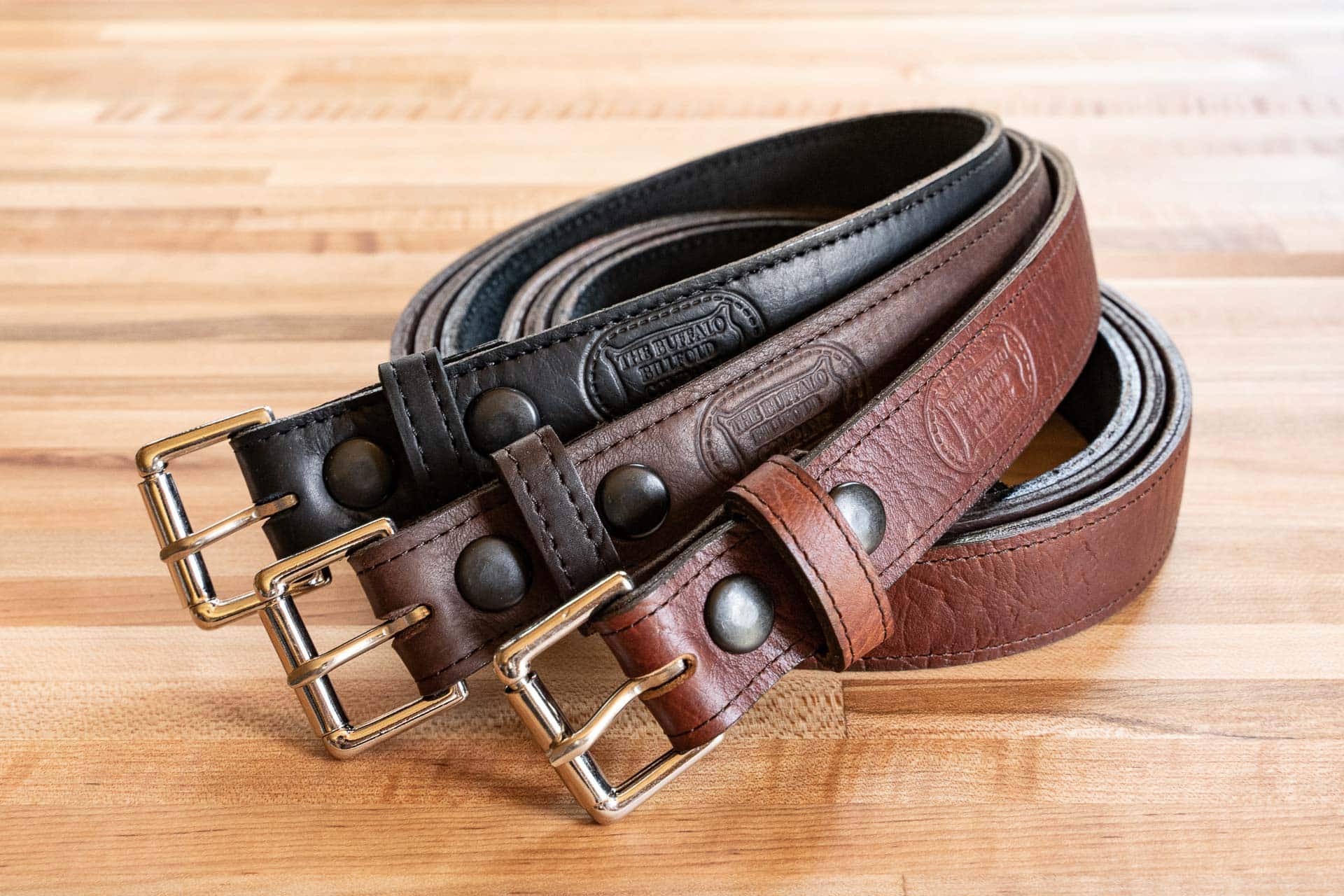 A relevant stock photo of leather belt manufacturer in a typical setting.
