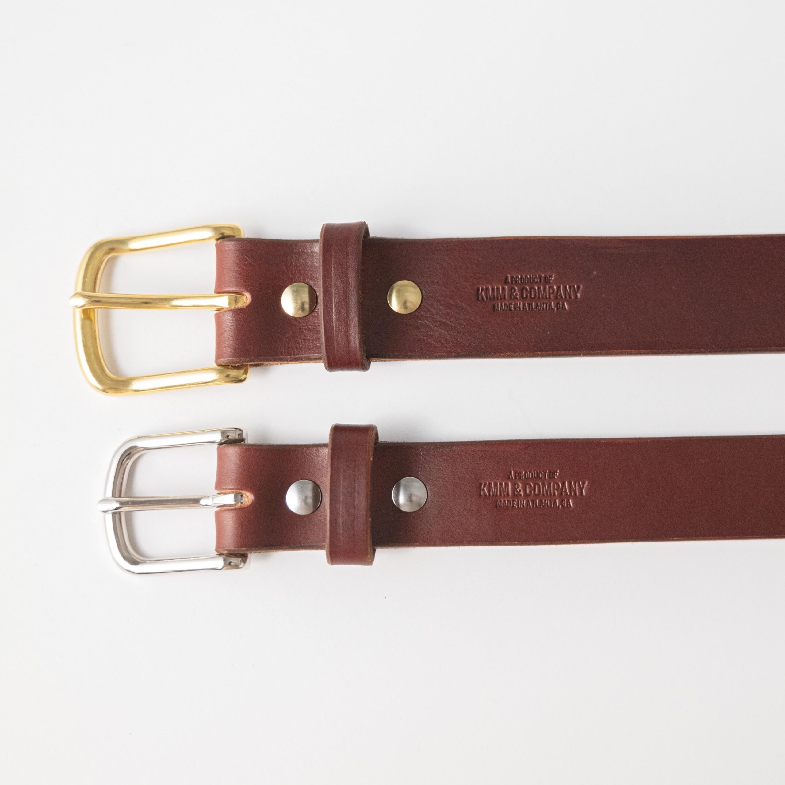 A relevant stock photo of leather belt manufacturer in a typical setting.