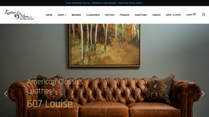 Leather and More in Hickory NC - leather furniture factory