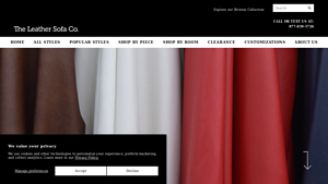 The Leather Sofa Company - leather furniture factory