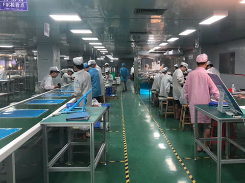 A relevant stock photo of led panel manufacturer in a typical setting.