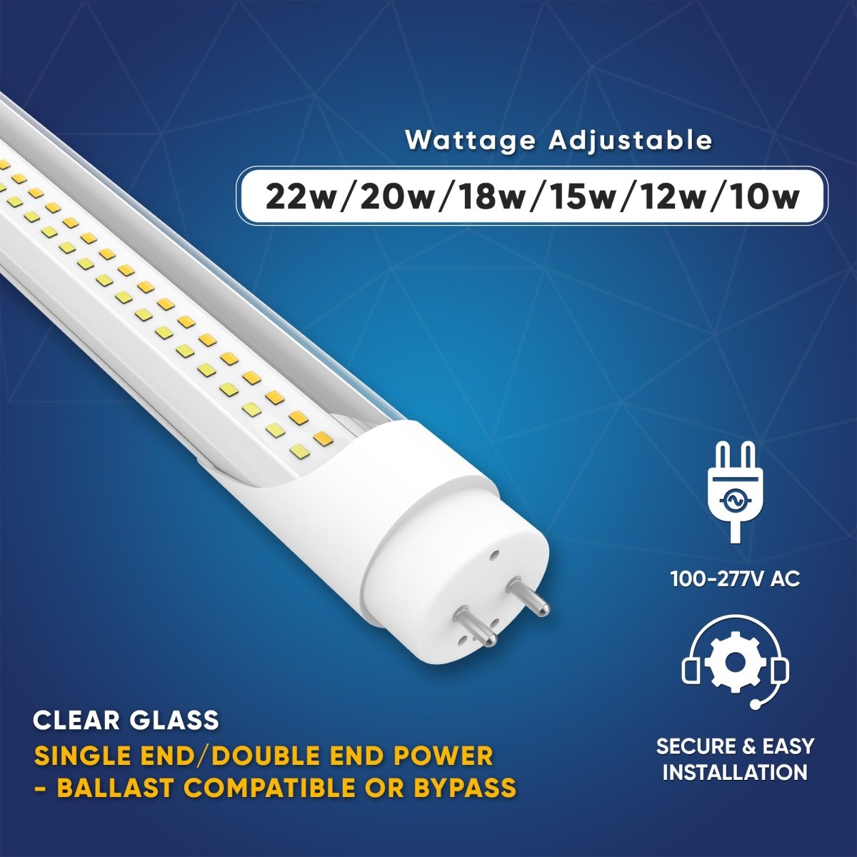 A relevant stock photo of led tube lights supplier in a typical setting.