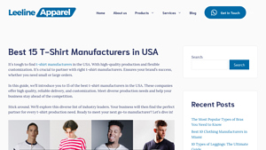 Best 15 T-Shirt Manufacturers In USA: High-Quality Production - shirt manufacturer