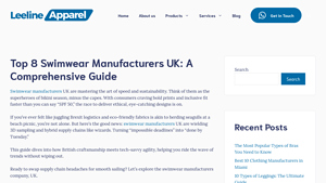 Best 8 Swimwear Manufacturers UK: Ethical Production Guide - swimwear manufacturer