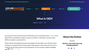 What Is OEM (original Equipment Manufacturer)？ - LeelineSourcing - original equipment manufacturer software