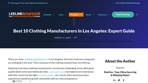 Best 10 Clothing Manufacturers In Los Angeles: Expert Guide - la apparel manufacturer