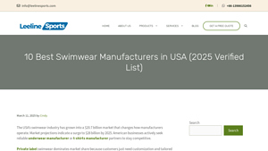 10 Best Swimwear Manufacturers in USA (2025 Verified List) - swimwear manufacturer