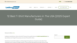 12 Best T-Shirt Manufacturers in The USA (2025 Expert Guide) - shirt manufacturer