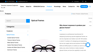 China Optical Frames Suppliers, Manufacturers, Factory - Leeyewear - optical frames factory