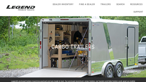 Legend Premium Trailers | All-Aluminum Enclosed Cargo - aluminum trailer manufacturer