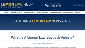 What Is A Lemon Law Buyback Vehicle? | Lemon Law Help - manufacturer buyback title