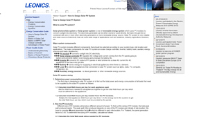 How to Design Solar PV System - Guide for sizing your ... - LEONICS - on grid solar system factory