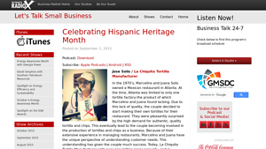 Celebrating Hispanic Heritage Month - Business RadioX - la chiquita tortilla manufacturer