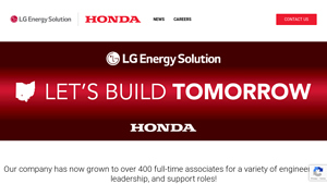LGES and Honda EV Battery Plant | Jeffersonville, OH - honda manufacturer location