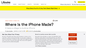 Where Is the iPhone Made? (It's Not Just One Country!) - Lifewire - apple manufacturer company