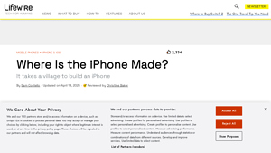 Where Is the iPhone Made? (It's Not Just One Country!) - Lifewire - main manufacturer