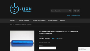 Headway LiFePO4 40152S 17000mAh 34A Battery with screw ... - hw battery factory