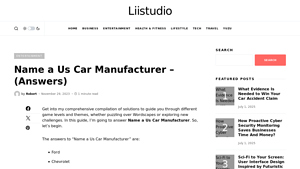 Name a Us Car Manufacturer - (Answers) - liistudio.com - name a us car manufacturer