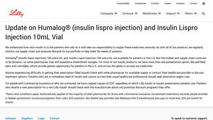 | Eli Lilly and Company - humalog manufacturer