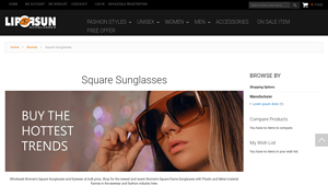 Wholesale Women's Oversized Square & Rectangle Sunglasses - square sunglasses bulk