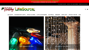 LiteSource.com - Wholesale Christmas Lights, LED Holiday Lights ... - white christmas lights bulk