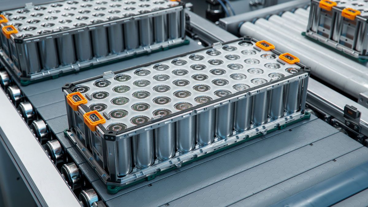 A relevant stock photo of lithium ion batterie manufacturer in a typical setting.