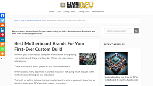 Best Motherboard Brand for Your New Builds - Livewire Dev - best motherboard manufacturer