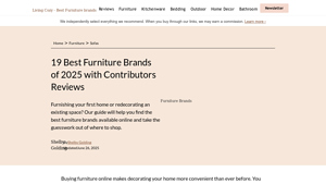 The 19 Best Furniture Brands of 2025 (Including Reviews) - best furniture manufacturer