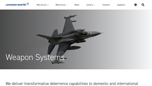 Weapon Systems - Lockheed Martin - weapons manufacturer
