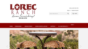 LOREC Ranch Home Furnishings: Western Furniture & Western ... - rustic furniture company