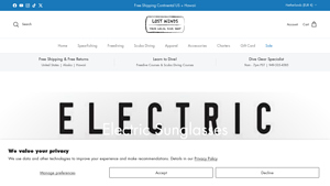 Electric Sunglasses - Lost Winds Dive Shop - electric sunglasses company