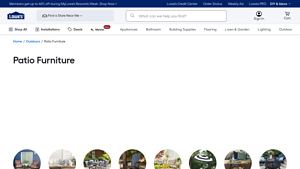 Outdoor Patio Furniture at Lowes.com - outdoor garden furniture company