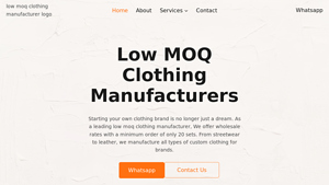 USA Leading Low MOQ Clothing Manufacturer - low moq clothing manufacturer