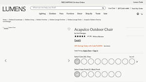 Acapulco Outdoor Chair by Innit Designs at Lumens.com - acapulco chair company