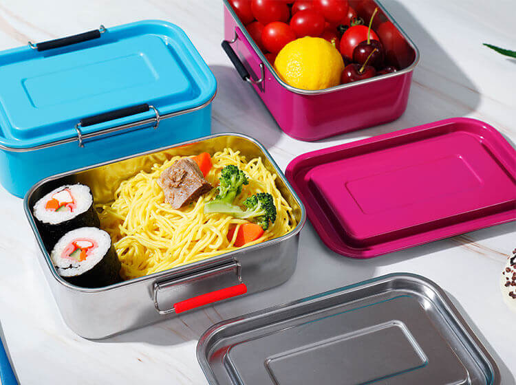 A relevant stock photo of lunch box manufacturer in a typical setting.