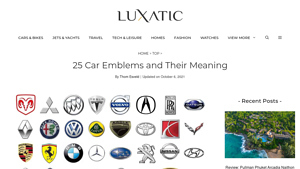 25 Car Emblems and Their Meaning - Luxatic - vehicle manufacturer emblems