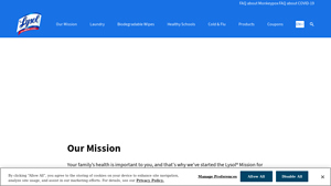 Our Mission | Lysol® Canada - lysol canadian ownership manufacturer