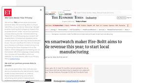 Homegrown smartwatch maker Fire-Boltt aims to triple revenue this ... - smart watch fire boltt company