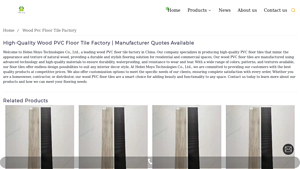 China OEM Wood Pvc Floor Tile Factory Product, Companies ... - pvc floor tiles factory