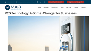 V2G Technology: Boost Your Business with Mac Electric - v2g company