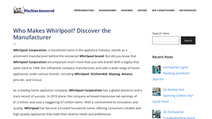 Who Makes Whirlpool? Discover the Manufacturer - whirlpool manufacturer