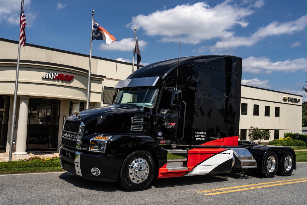 A relevant stock photo of mack anthem custom in a typical setting.