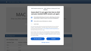 MAC Address Lookup - MAC/OUI/IAB/IEEE Vendor Manufacturer Search - can you identify the manufacturer by a mac address