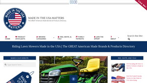 Riding Lawn Mowers Made in the USA | The GREAT American Made Brands ... - lawn mower manufacturer