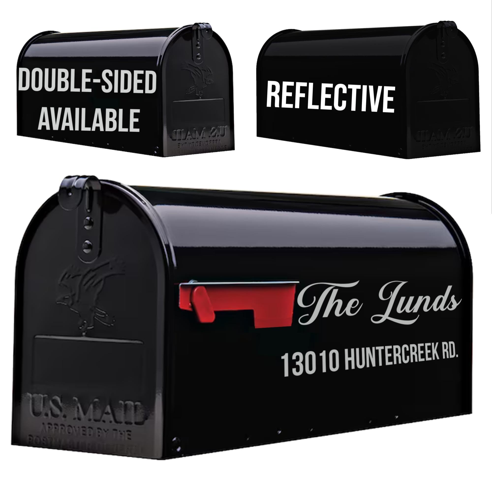 A relevant stock photo of mailboxes custom in a typical setting.