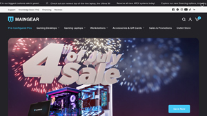 MAINGEAR | High-performance custom PC builder - main manufacturer