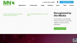 Contract Supplement Manufacturing | Makers Nutrition - supplement manufacturer usa
