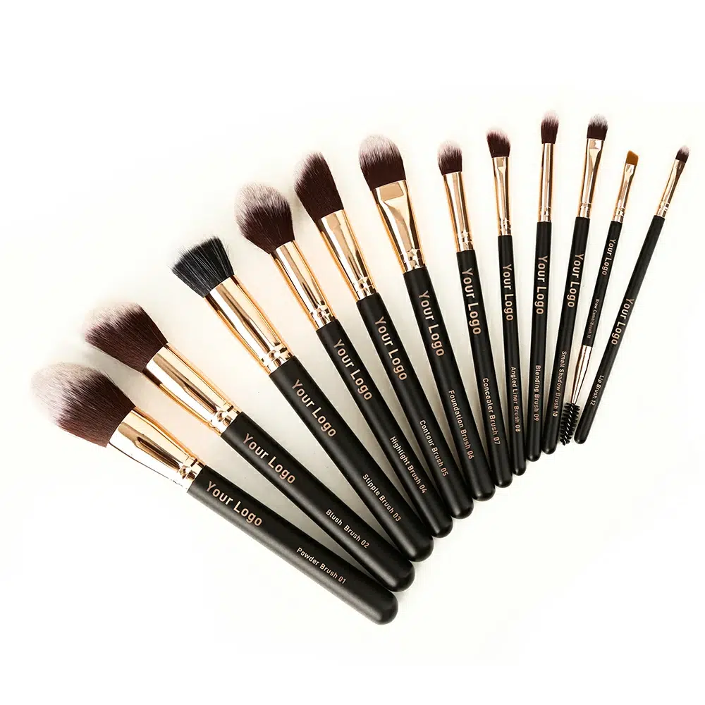 A relevant stock photo of makeup brushe manufacturer in a typical setting.