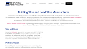 Building Wire and Lead Wire Manufacturer - Manner Polymers - lead wire factory