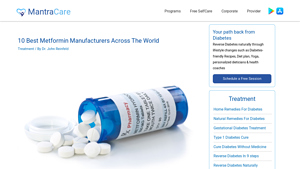 Best Metformin Manufacturers In India - MantraCare - metformin manufacturer